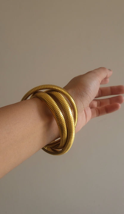 Cora Flexible Triple Bracelet