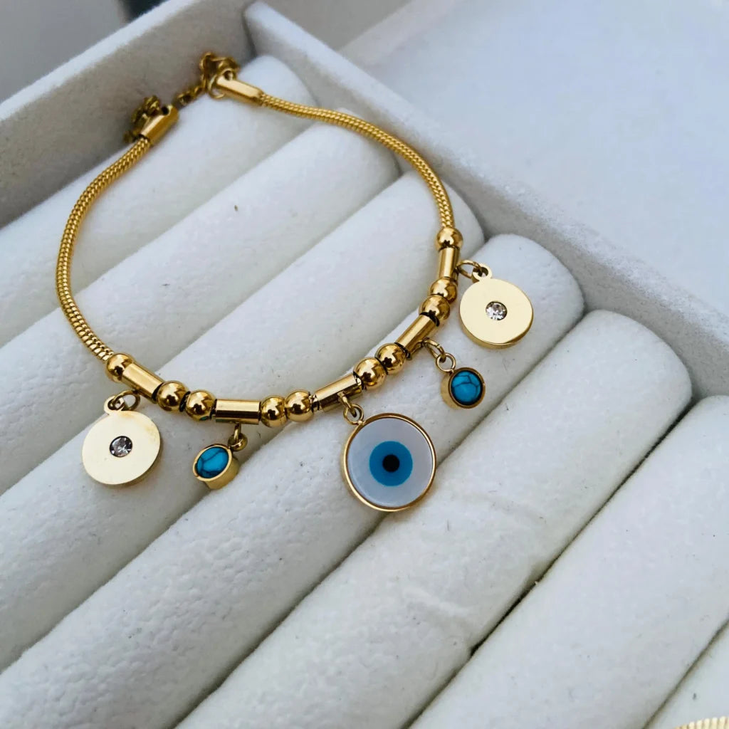 Evil Eye Charms Bracelet