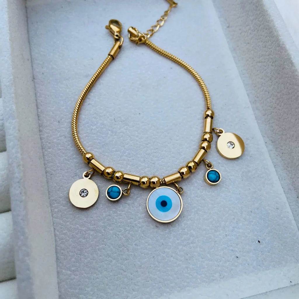 Evil Eye Charms Bracelet