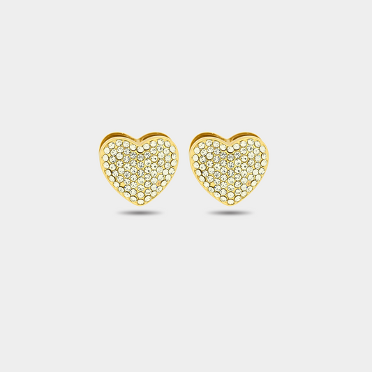 Heart Clip on Earrings