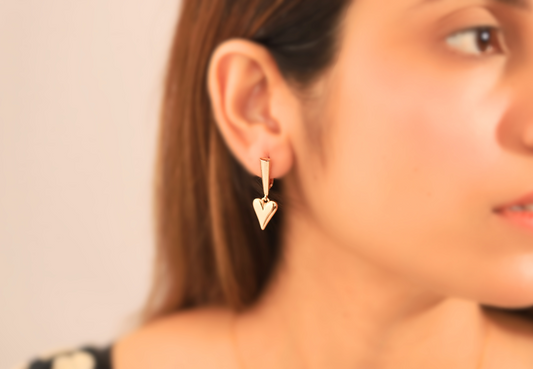 Heart Drop Earrings
