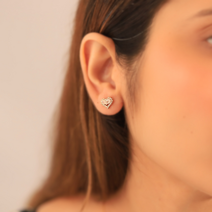Heart Bling Stud