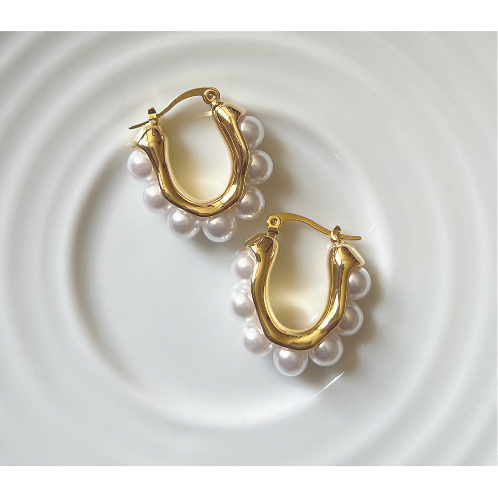 Pearl Hoops