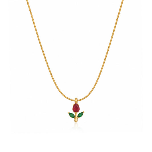 Tulip Minimal Necklace