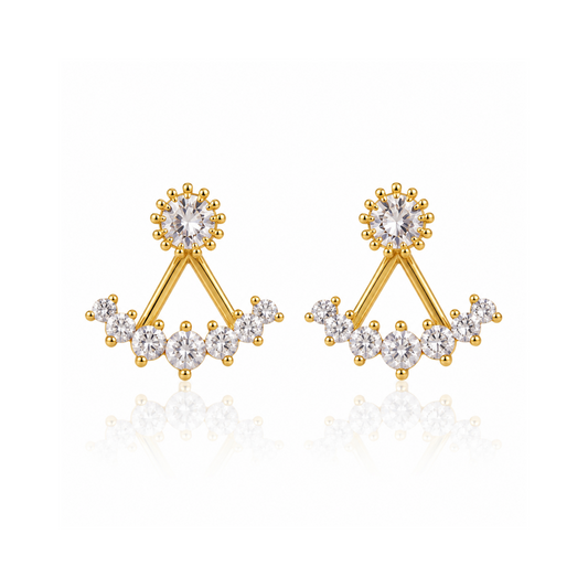 Jacket Circle Earrings