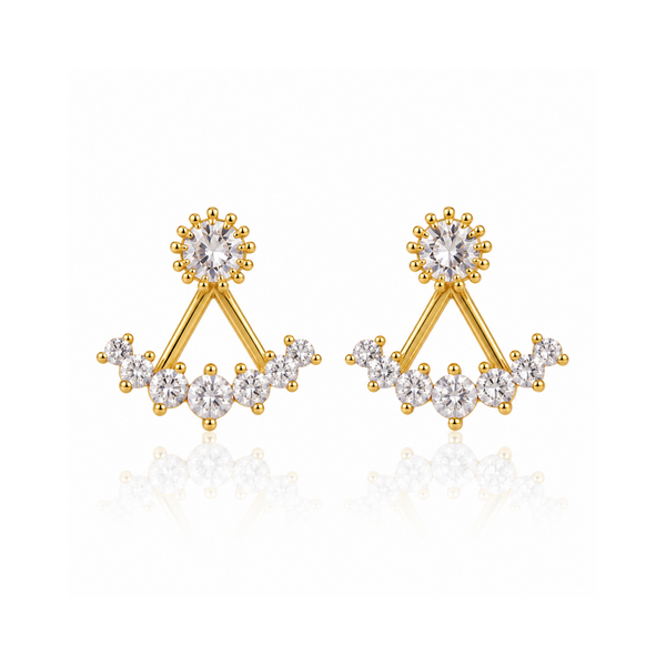 Jacket Circle Earrings