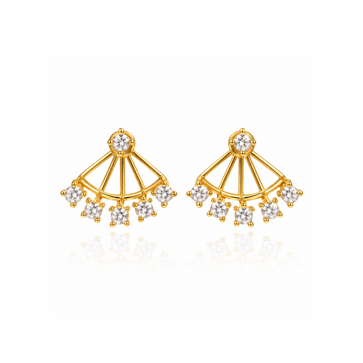 Jacket Square Earrings