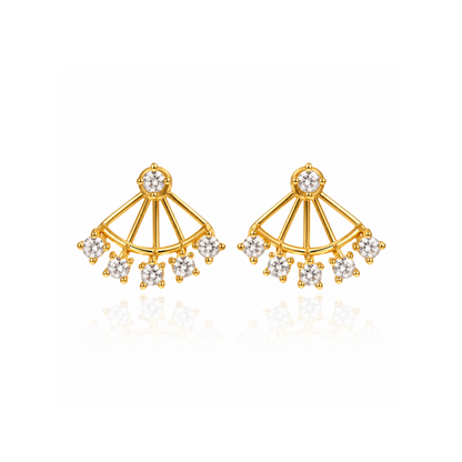 Jacket Square Earrings