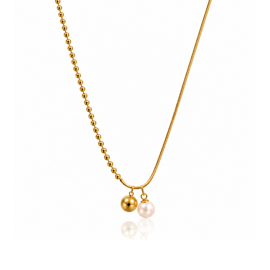 Camellia Pearl Necklace