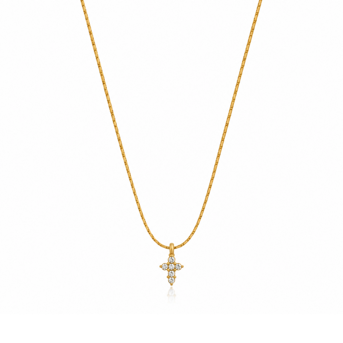 Cross Minimal Necklace