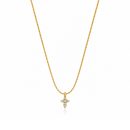 Cross Minimal Necklace