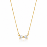 Minimal Bow Necklace