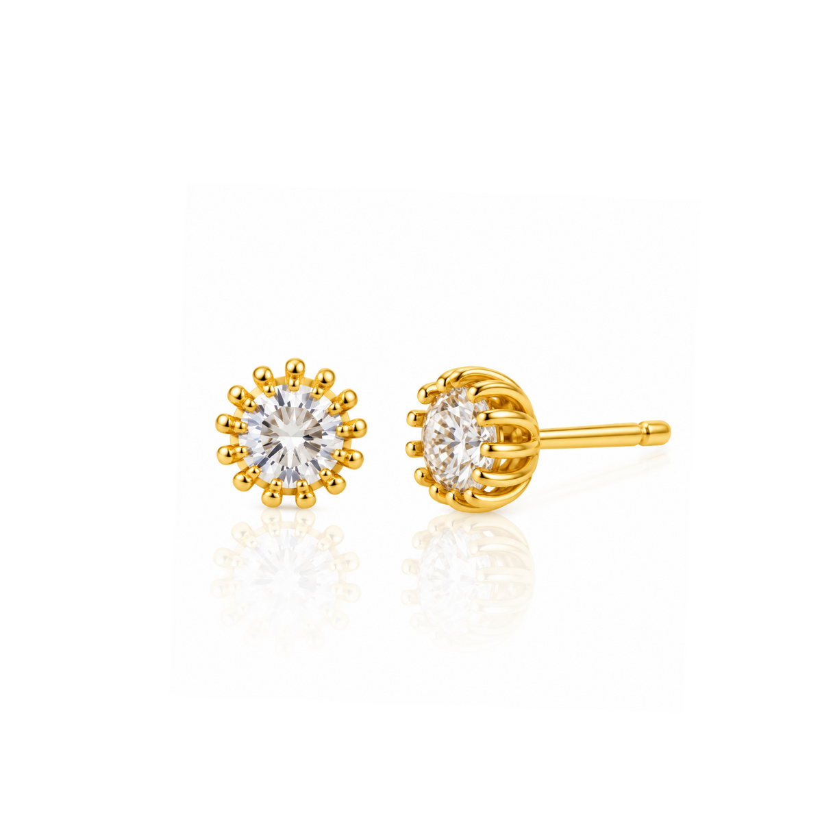 Jacket Circle Earrings