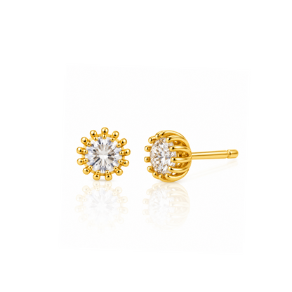 Jacket Circle Earrings