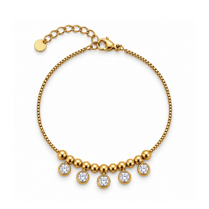 Sage Stone Anklet