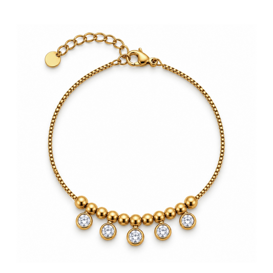 Sage Stone Anklet