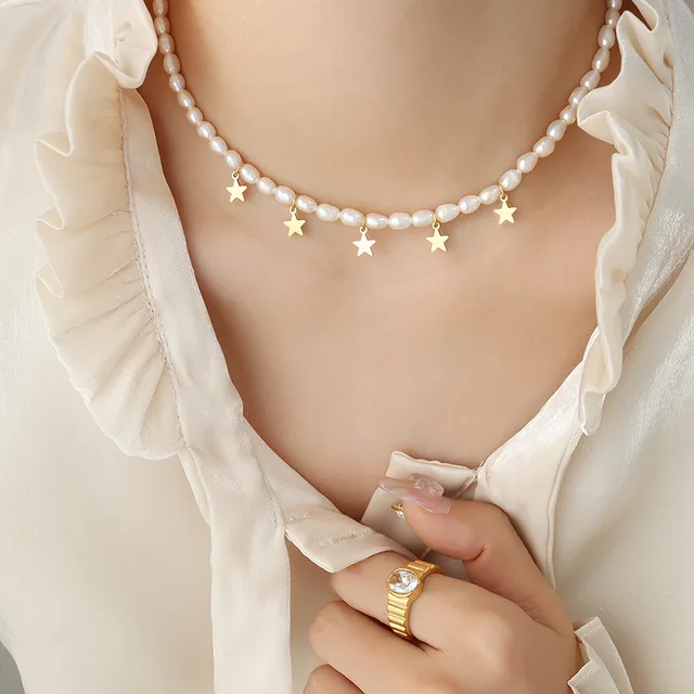 Pearl Star Necklace