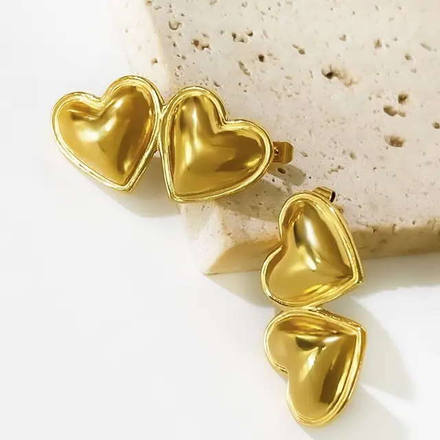 Double Heart Earrings