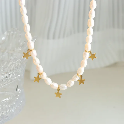 Pearl Star Necklace