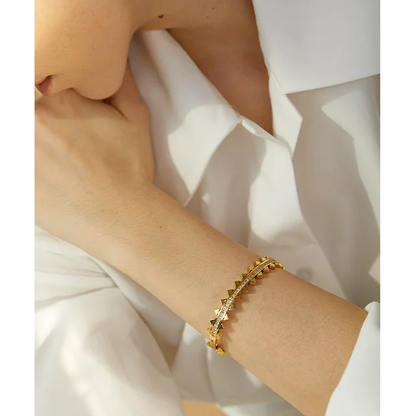 Abigail Bangle #Gold