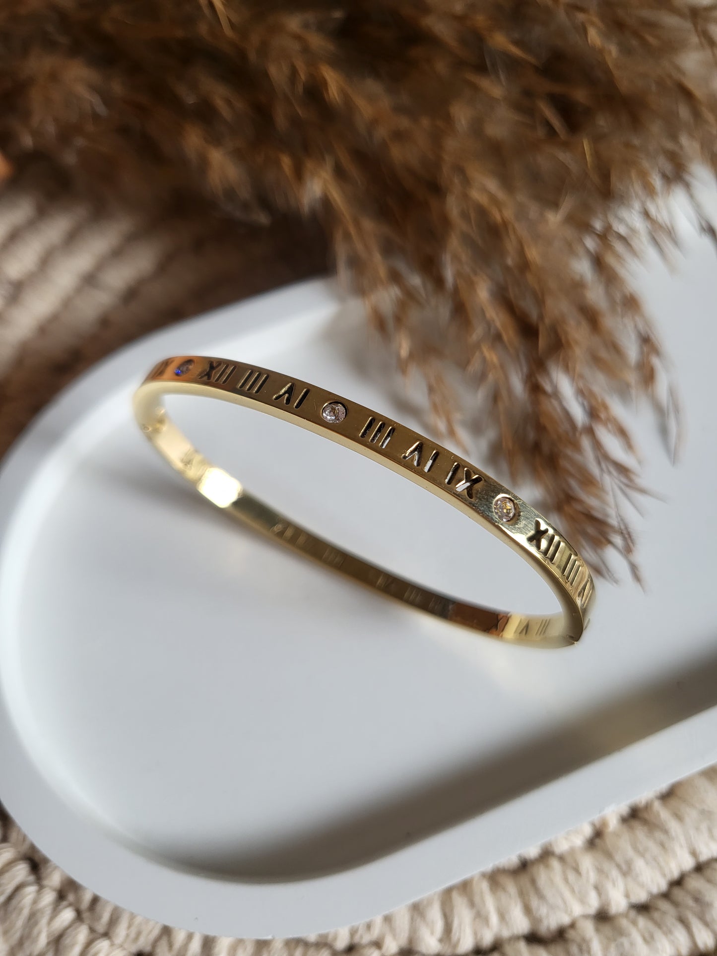 Roman Numeral Bangle