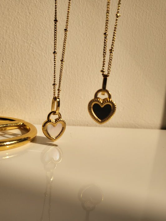 Heart Necklace ( Reversible)