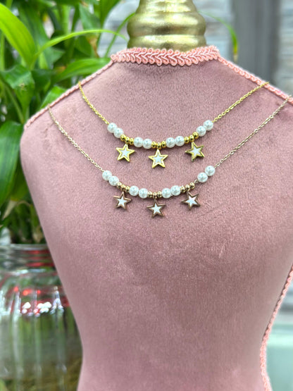 Star Pearly Necklace