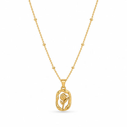 Statement Rose Necklace