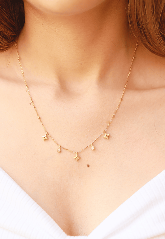 Starlit Drops Necklace