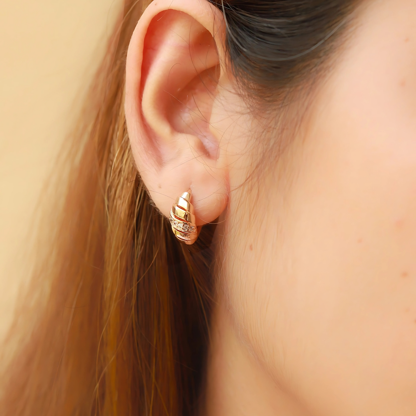 Velour Twist Hoops