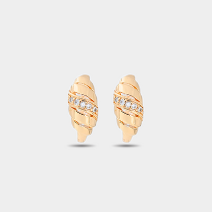 Velour Twist Hoops