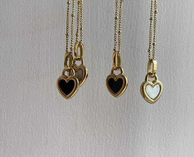 Heart Necklace ( Reversible)