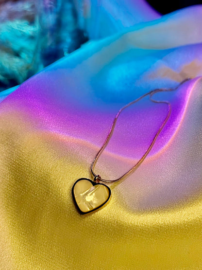 Reversible Heart Necklace